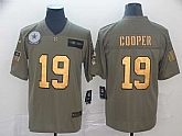 Nike Cowboys 19 Amari Cooper 2019 Olive Gold Salute To Service Limited Jersey,baseball caps,new era cap wholesale,wholesale hats